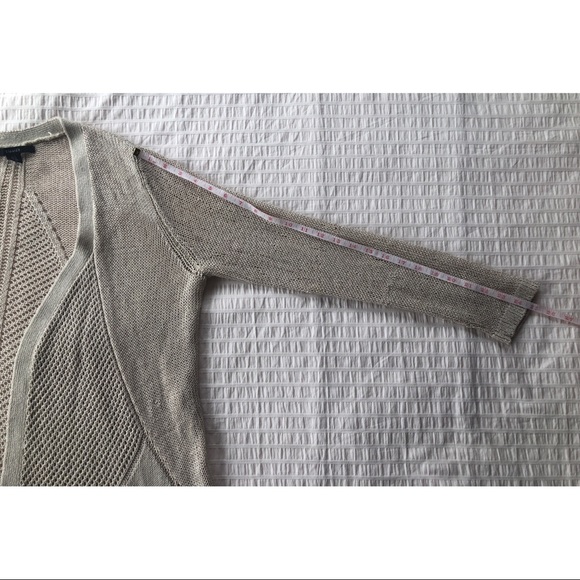 Neutral Knit Cardigan with Detailed Knit Pattern - Picture 11 of 15